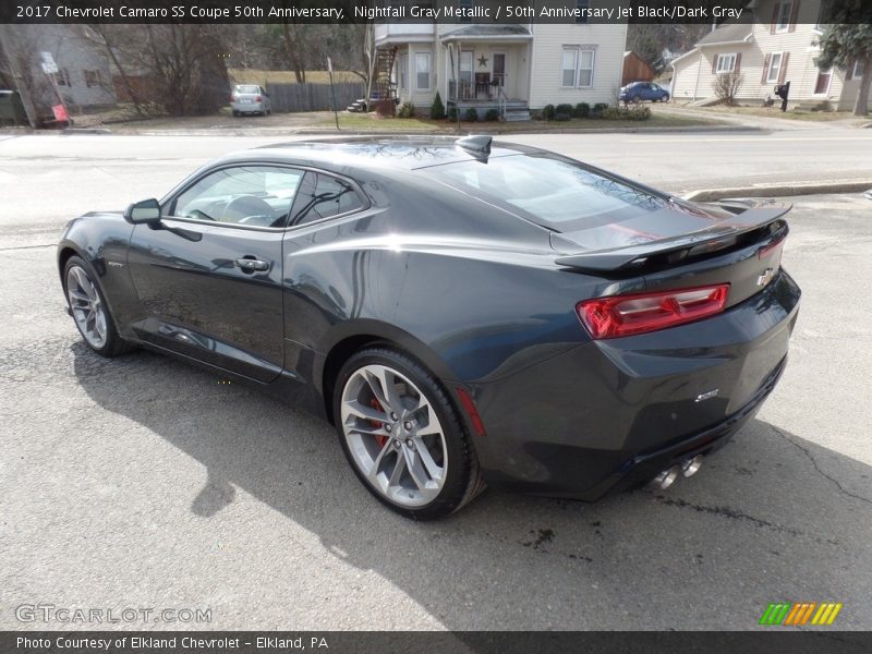Nightfall Gray Metallic / 50th Anniversary Jet Black/Dark Gray 2017 Chevrolet Camaro SS Coupe 50th Anniversary