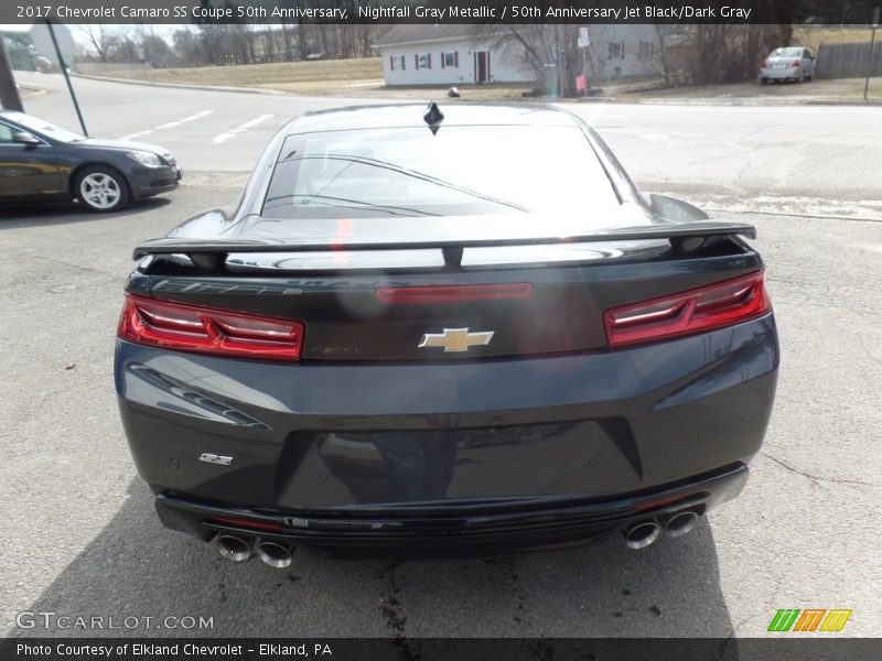 Nightfall Gray Metallic / 50th Anniversary Jet Black/Dark Gray 2017 Chevrolet Camaro SS Coupe 50th Anniversary