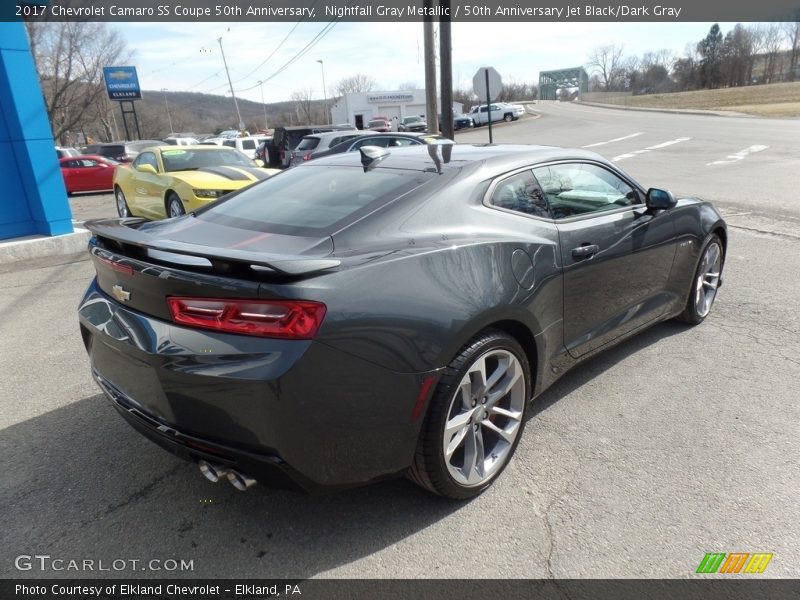 Nightfall Gray Metallic / 50th Anniversary Jet Black/Dark Gray 2017 Chevrolet Camaro SS Coupe 50th Anniversary