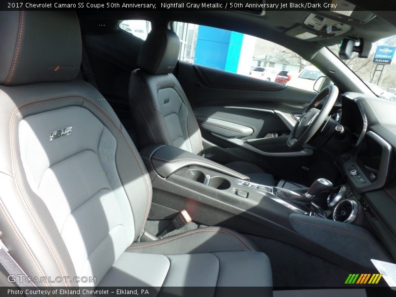 Nightfall Gray Metallic / 50th Anniversary Jet Black/Dark Gray 2017 Chevrolet Camaro SS Coupe 50th Anniversary