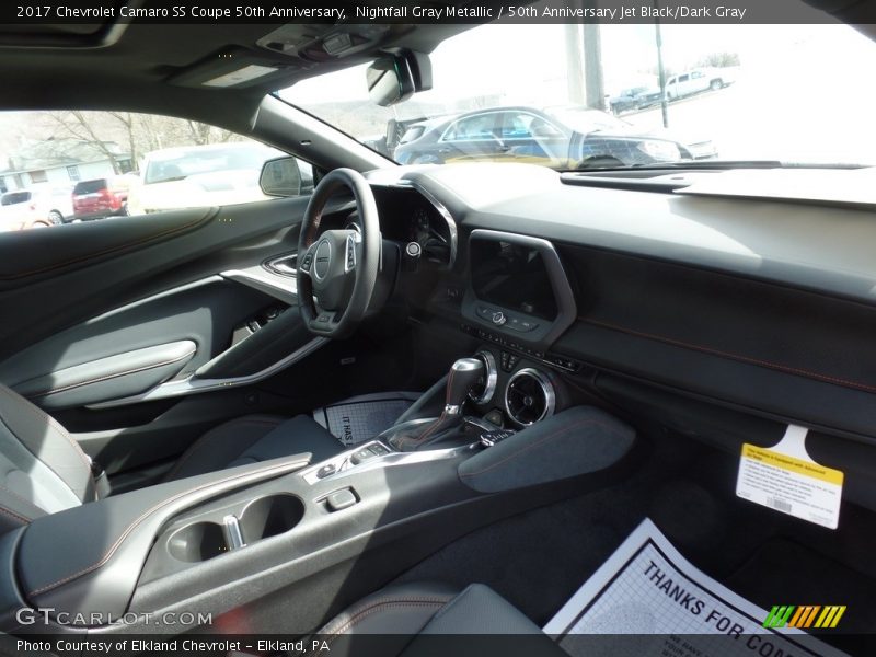 Nightfall Gray Metallic / 50th Anniversary Jet Black/Dark Gray 2017 Chevrolet Camaro SS Coupe 50th Anniversary