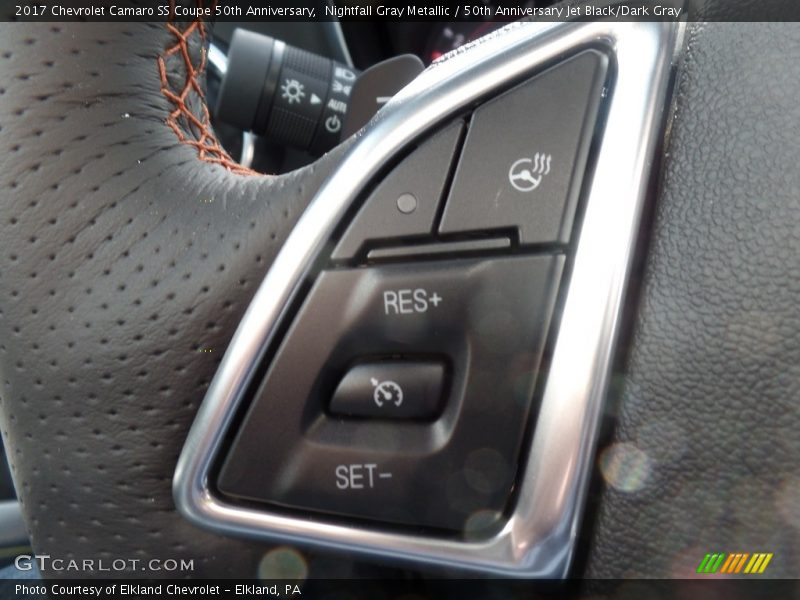 Nightfall Gray Metallic / 50th Anniversary Jet Black/Dark Gray 2017 Chevrolet Camaro SS Coupe 50th Anniversary