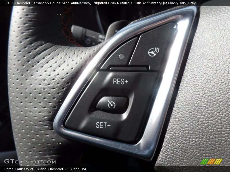 Nightfall Gray Metallic / 50th Anniversary Jet Black/Dark Gray 2017 Chevrolet Camaro SS Coupe 50th Anniversary