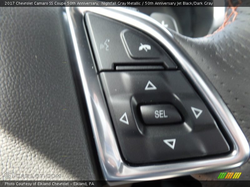 Nightfall Gray Metallic / 50th Anniversary Jet Black/Dark Gray 2017 Chevrolet Camaro SS Coupe 50th Anniversary