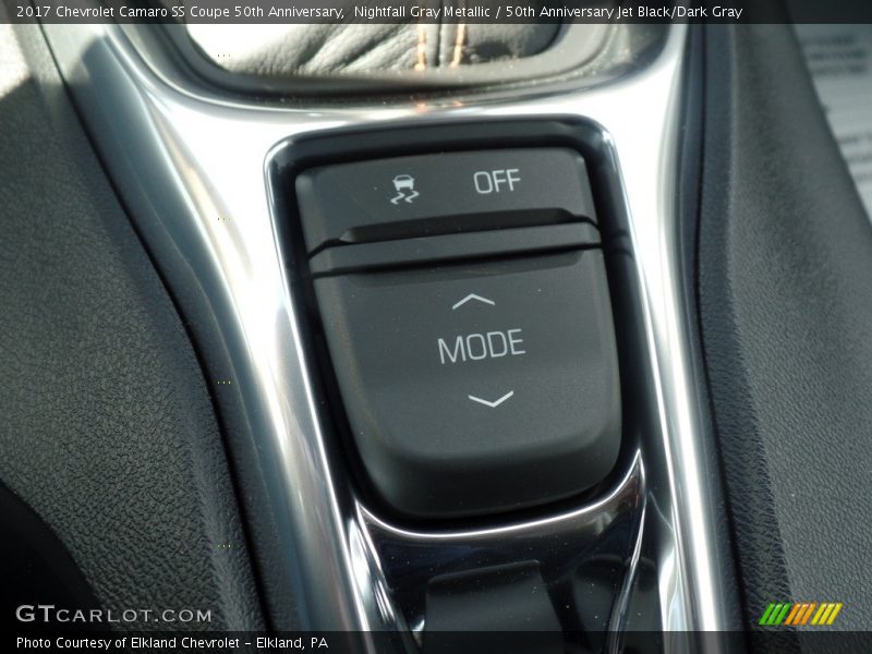 Nightfall Gray Metallic / 50th Anniversary Jet Black/Dark Gray 2017 Chevrolet Camaro SS Coupe 50th Anniversary