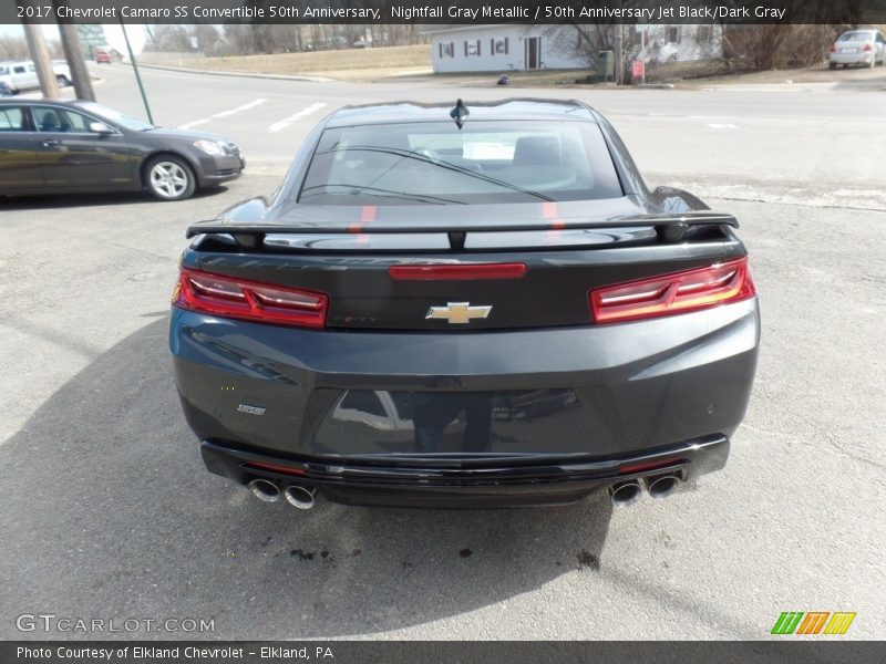 Nightfall Gray Metallic / 50th Anniversary Jet Black/Dark Gray 2017 Chevrolet Camaro SS Convertible 50th Anniversary