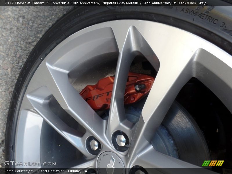 Nightfall Gray Metallic / 50th Anniversary Jet Black/Dark Gray 2017 Chevrolet Camaro SS Convertible 50th Anniversary