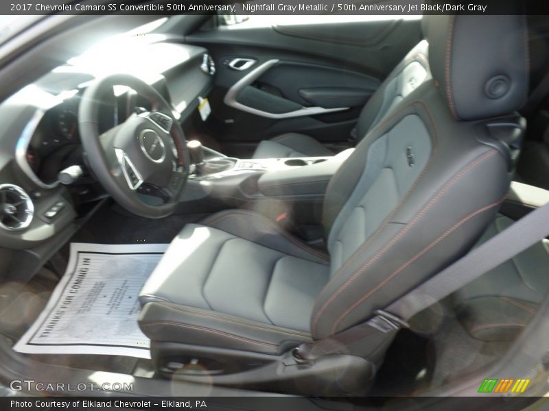 Nightfall Gray Metallic / 50th Anniversary Jet Black/Dark Gray 2017 Chevrolet Camaro SS Convertible 50th Anniversary