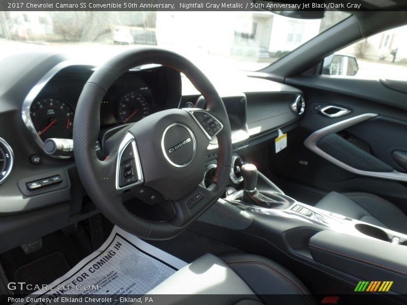 Nightfall Gray Metallic / 50th Anniversary Jet Black/Dark Gray 2017 Chevrolet Camaro SS Convertible 50th Anniversary