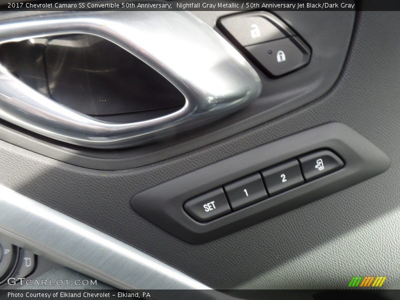 Nightfall Gray Metallic / 50th Anniversary Jet Black/Dark Gray 2017 Chevrolet Camaro SS Convertible 50th Anniversary