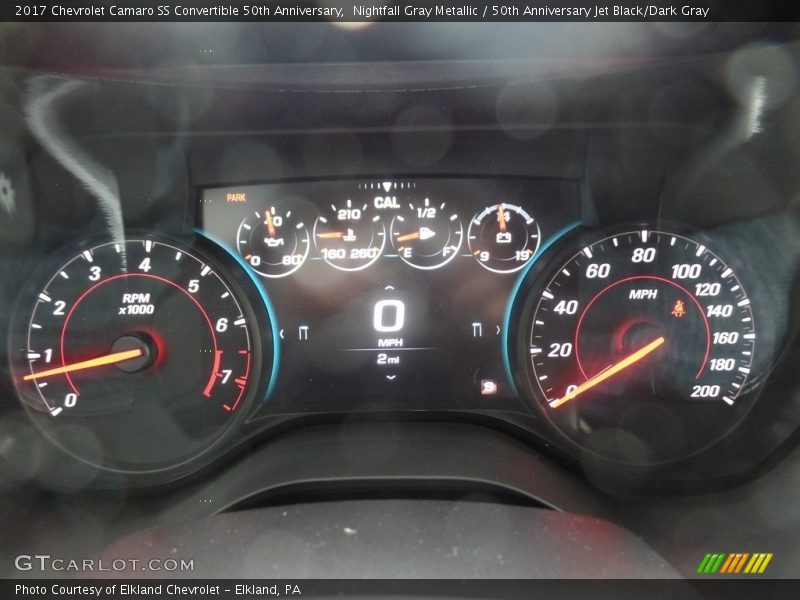  2017 Camaro SS Convertible 50th Anniversary SS Convertible 50th Anniversary Gauges
