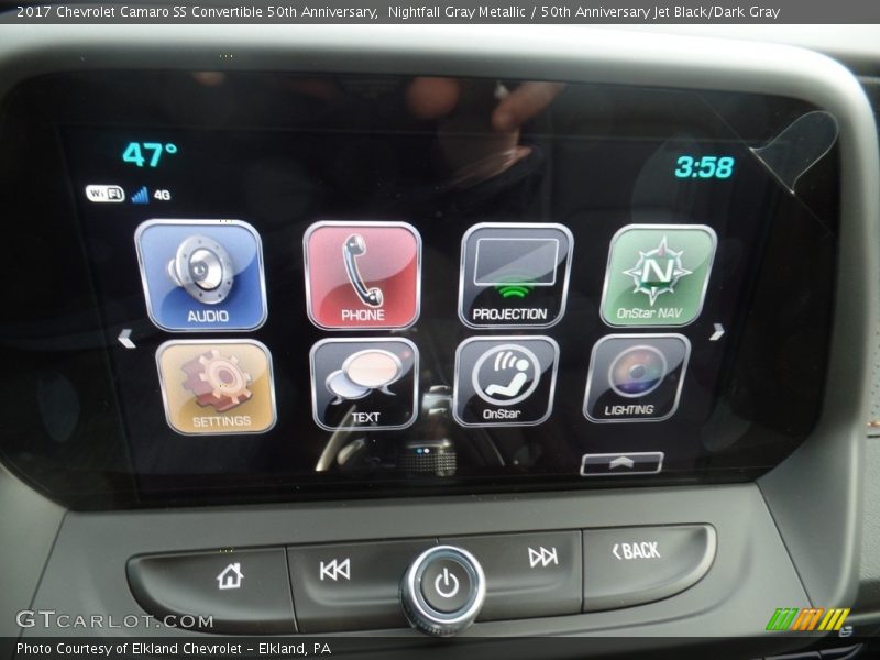 Nightfall Gray Metallic / 50th Anniversary Jet Black/Dark Gray 2017 Chevrolet Camaro SS Convertible 50th Anniversary