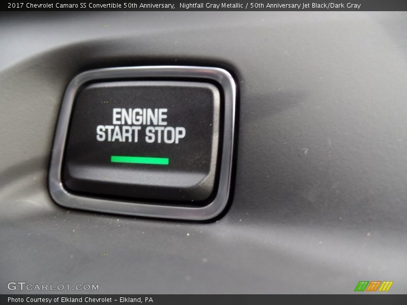 Nightfall Gray Metallic / 50th Anniversary Jet Black/Dark Gray 2017 Chevrolet Camaro SS Convertible 50th Anniversary