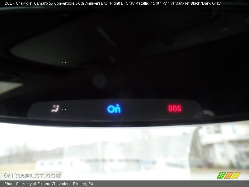 Nightfall Gray Metallic / 50th Anniversary Jet Black/Dark Gray 2017 Chevrolet Camaro SS Convertible 50th Anniversary