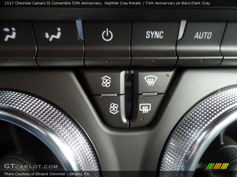 Nightfall Gray Metallic / 50th Anniversary Jet Black/Dark Gray 2017 Chevrolet Camaro SS Convertible 50th Anniversary