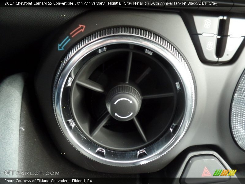 Nightfall Gray Metallic / 50th Anniversary Jet Black/Dark Gray 2017 Chevrolet Camaro SS Convertible 50th Anniversary