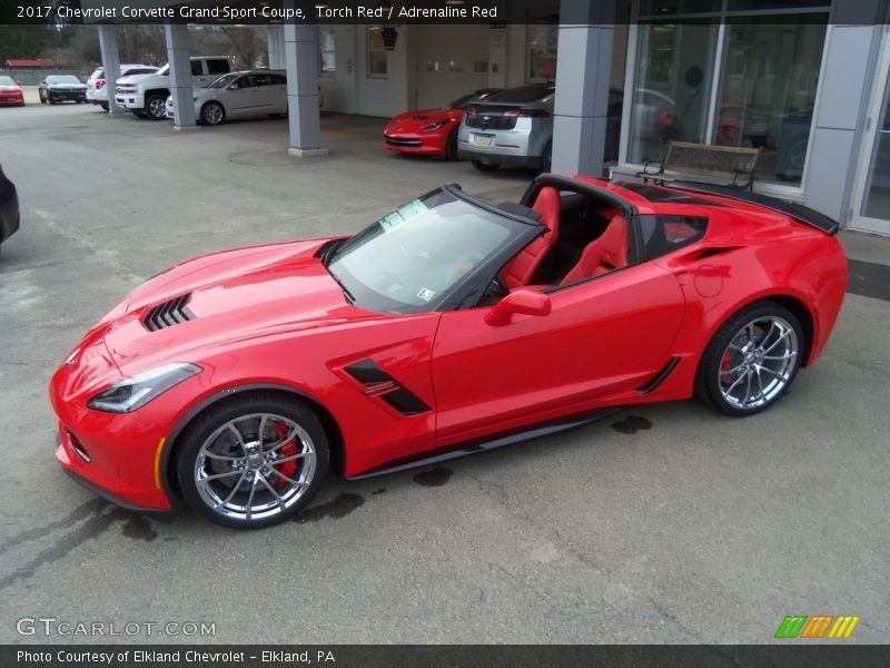 Torch Red / Adrenaline Red 2017 Chevrolet Corvette Grand Sport Coupe