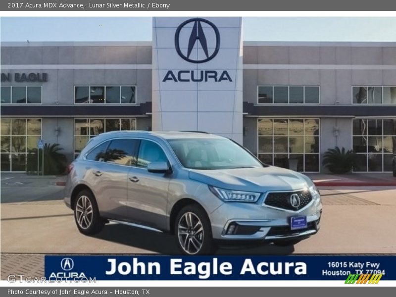 Lunar Silver Metallic / Ebony 2017 Acura MDX Advance