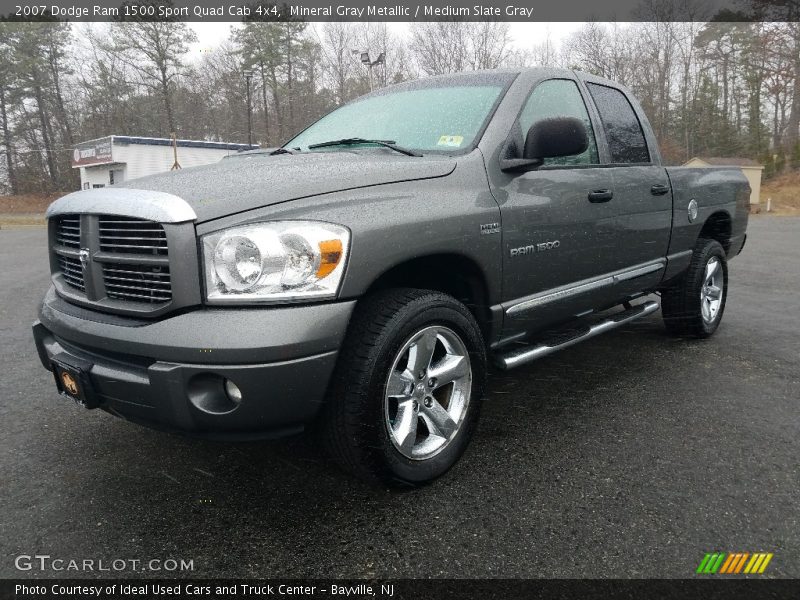 Mineral Gray Metallic / Medium Slate Gray 2007 Dodge Ram 1500 Sport Quad Cab 4x4