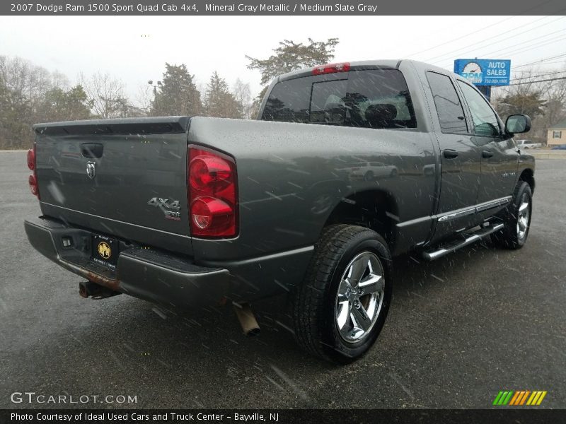 Mineral Gray Metallic / Medium Slate Gray 2007 Dodge Ram 1500 Sport Quad Cab 4x4