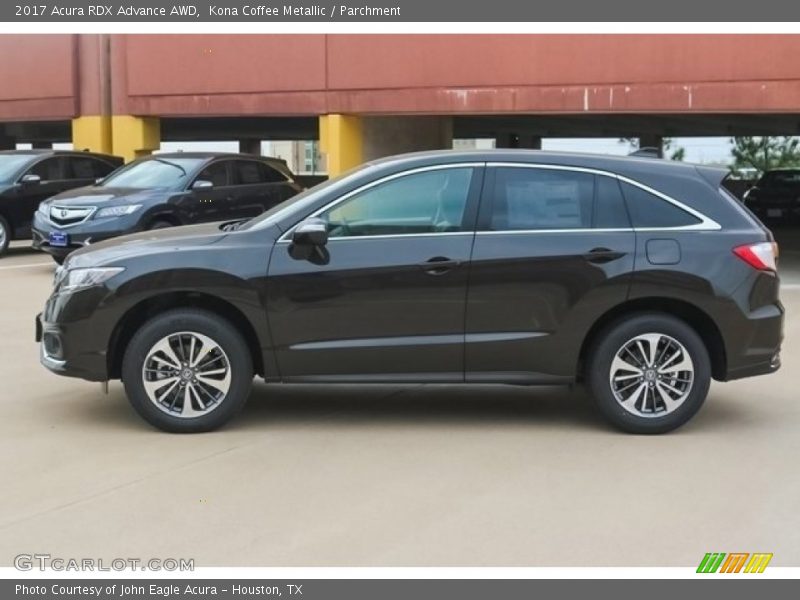 Kona Coffee Metallic / Parchment 2017 Acura RDX Advance AWD