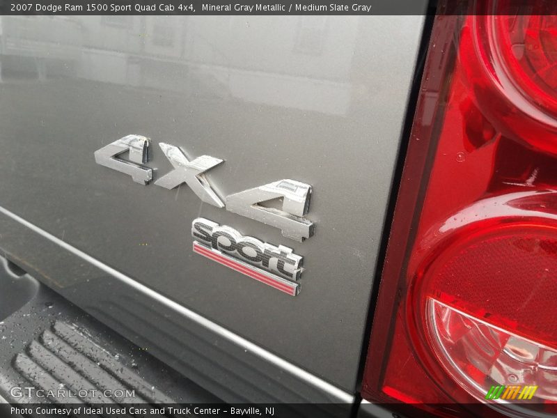 Mineral Gray Metallic / Medium Slate Gray 2007 Dodge Ram 1500 Sport Quad Cab 4x4