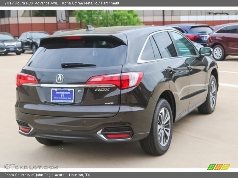 Kona Coffee Metallic / Parchment 2017 Acura RDX Advance AWD