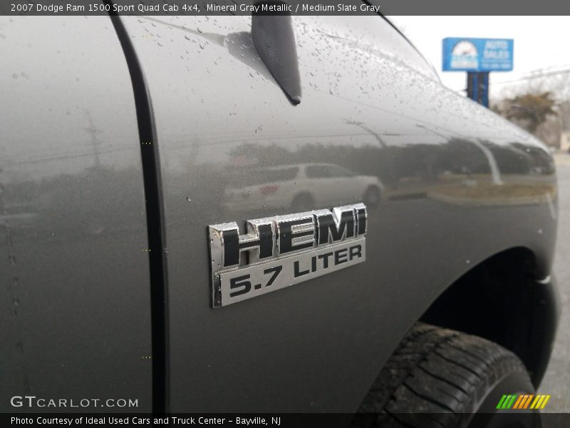 Mineral Gray Metallic / Medium Slate Gray 2007 Dodge Ram 1500 Sport Quad Cab 4x4