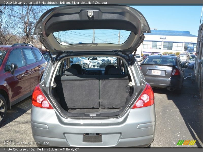 Brilliant Silver Metallic / Charcoal 2010 Nissan Versa 1.8 S Hatchback