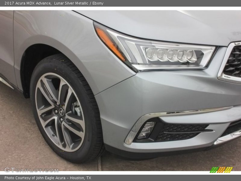 Lunar Silver Metallic / Ebony 2017 Acura MDX Advance