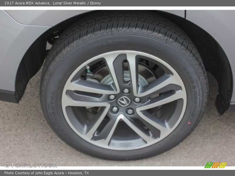 Lunar Silver Metallic / Ebony 2017 Acura MDX Advance