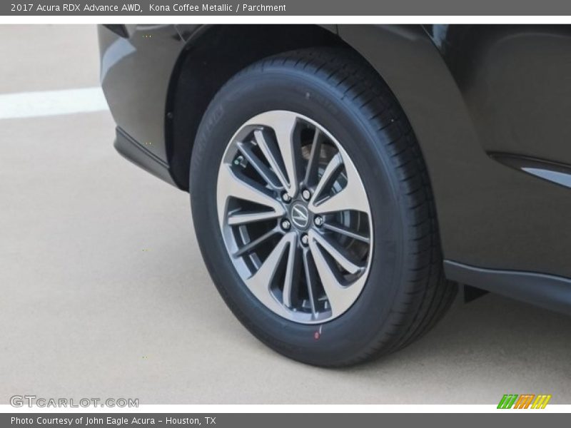 Kona Coffee Metallic / Parchment 2017 Acura RDX Advance AWD