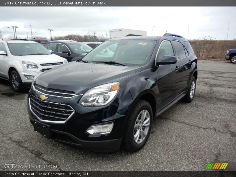 Blue Velvet Metallic / Jet Black 2017 Chevrolet Equinox LT