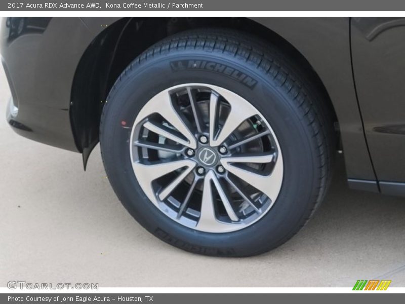Kona Coffee Metallic / Parchment 2017 Acura RDX Advance AWD