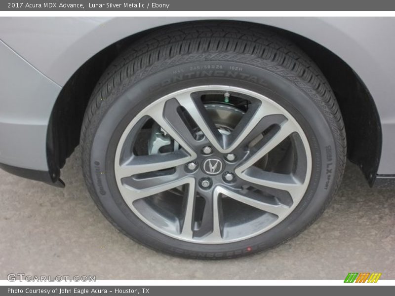 Lunar Silver Metallic / Ebony 2017 Acura MDX Advance