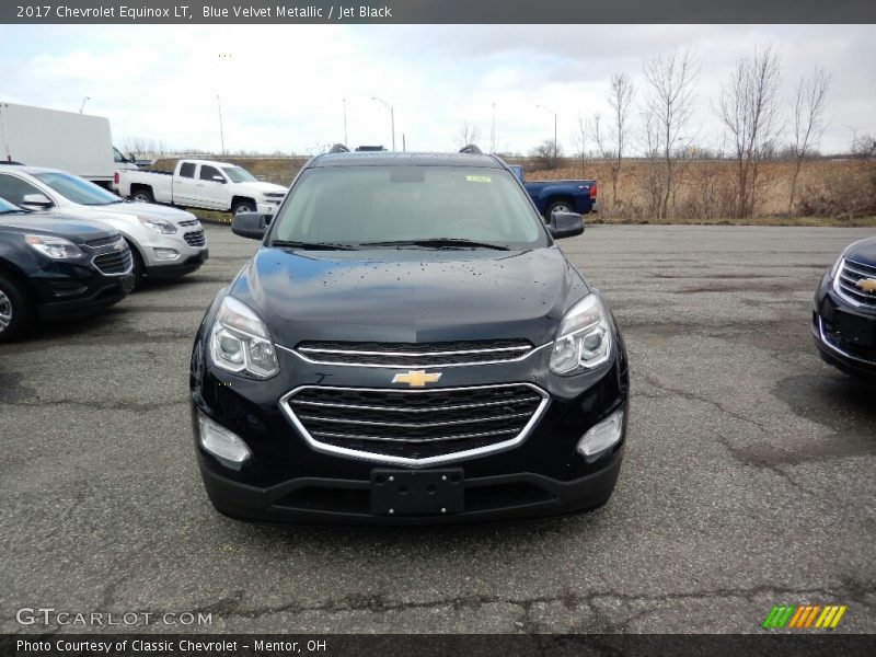 Blue Velvet Metallic / Jet Black 2017 Chevrolet Equinox LT