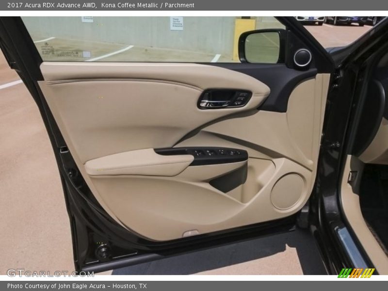Kona Coffee Metallic / Parchment 2017 Acura RDX Advance AWD
