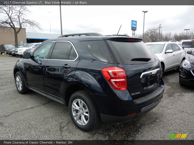 Blue Velvet Metallic / Jet Black 2017 Chevrolet Equinox LT