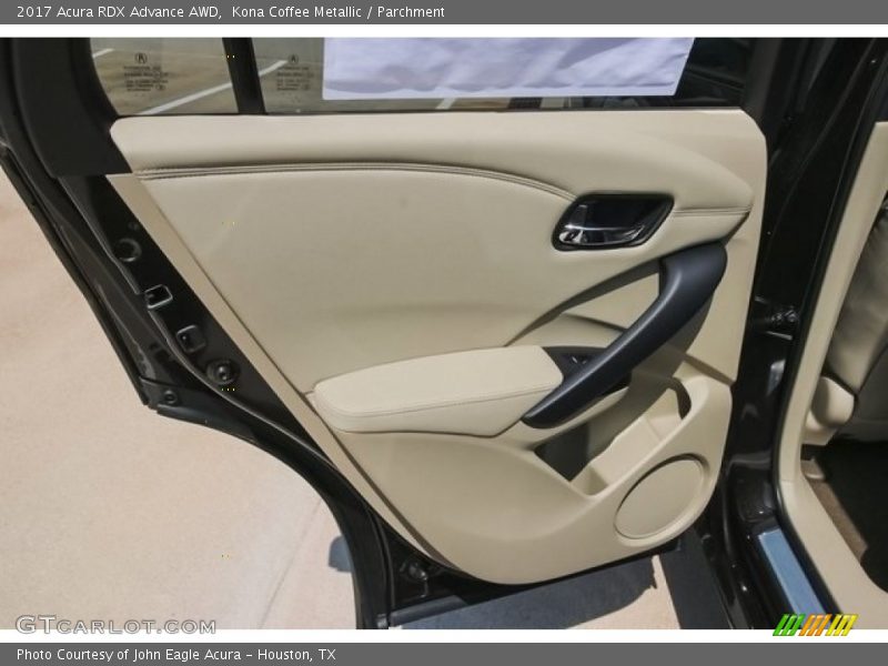 Kona Coffee Metallic / Parchment 2017 Acura RDX Advance AWD