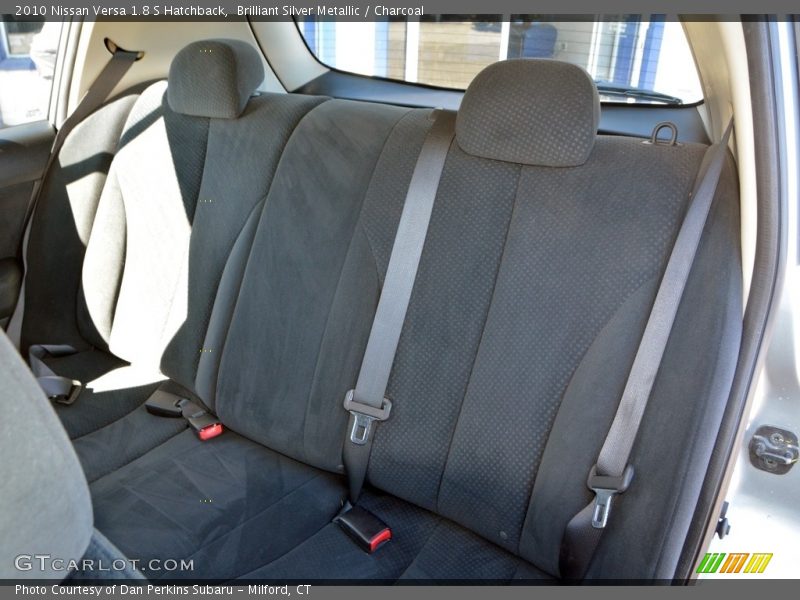 Brilliant Silver Metallic / Charcoal 2010 Nissan Versa 1.8 S Hatchback