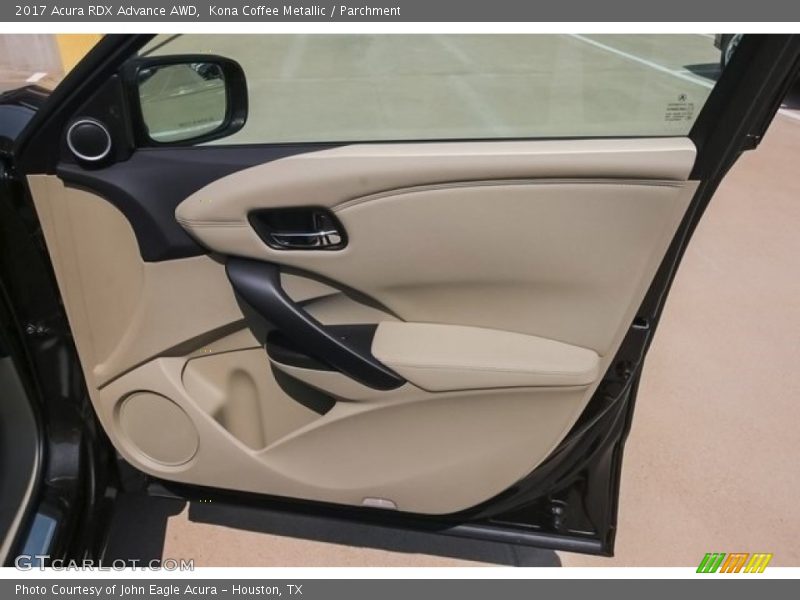Kona Coffee Metallic / Parchment 2017 Acura RDX Advance AWD
