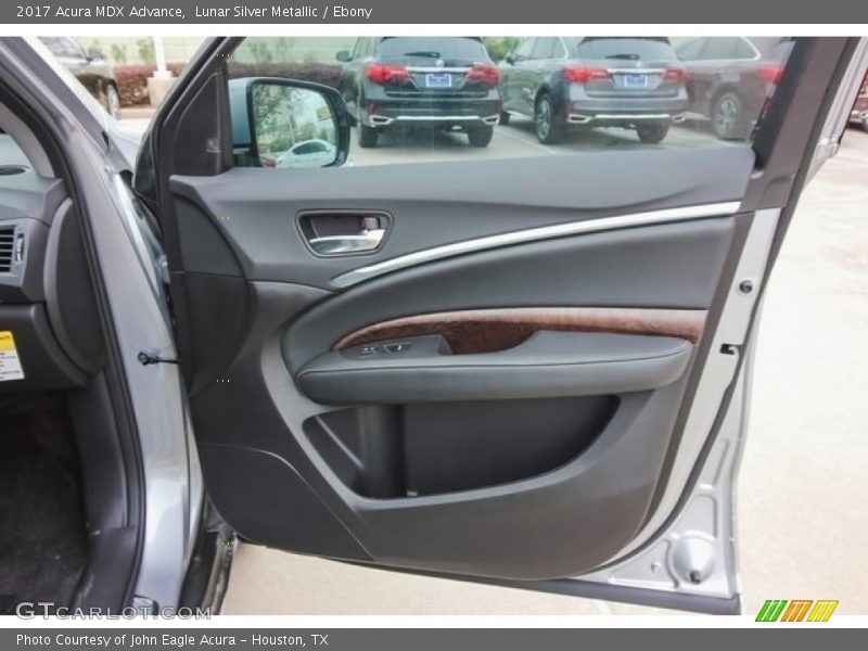 Lunar Silver Metallic / Ebony 2017 Acura MDX Advance