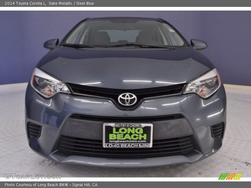 Slate Metallic / Steel Blue 2014 Toyota Corolla L
