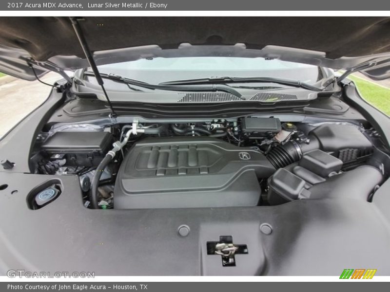 Lunar Silver Metallic / Ebony 2017 Acura MDX Advance