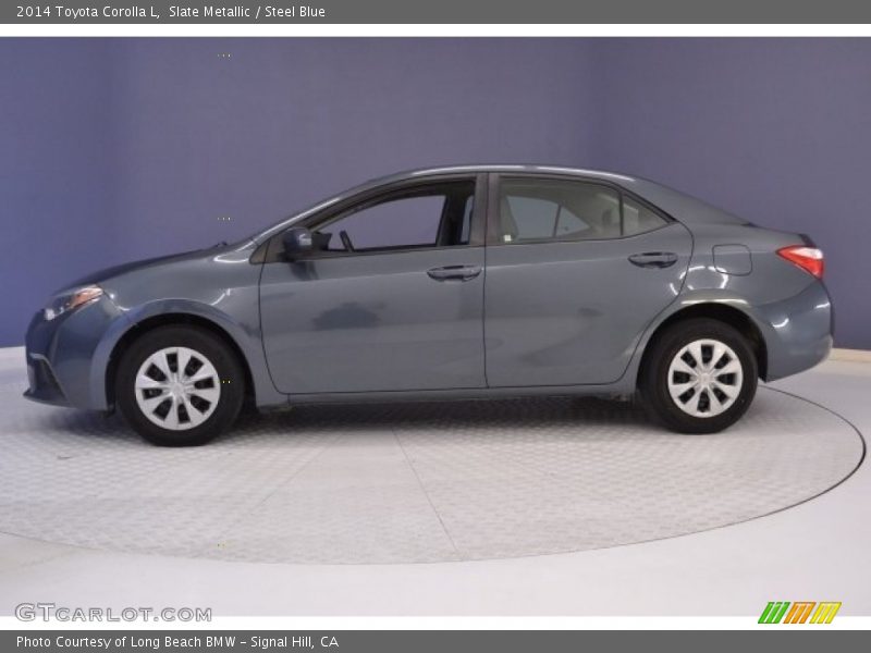 Slate Metallic / Steel Blue 2014 Toyota Corolla L