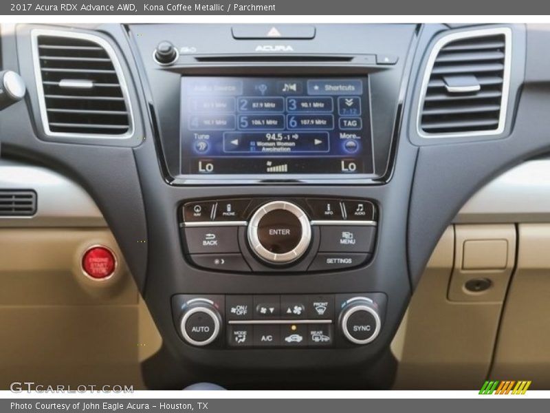 Kona Coffee Metallic / Parchment 2017 Acura RDX Advance AWD