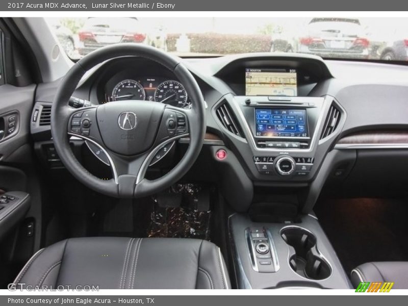 Lunar Silver Metallic / Ebony 2017 Acura MDX Advance