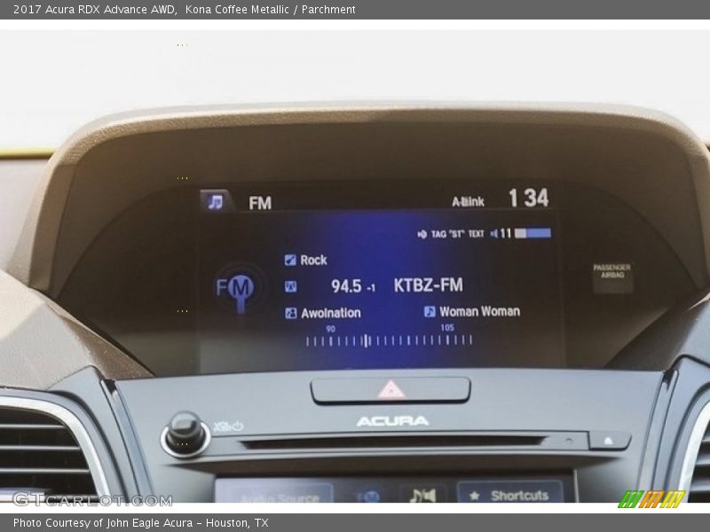 Kona Coffee Metallic / Parchment 2017 Acura RDX Advance AWD