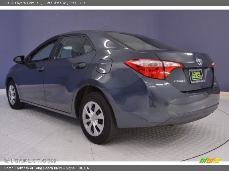 Slate Metallic / Steel Blue 2014 Toyota Corolla L