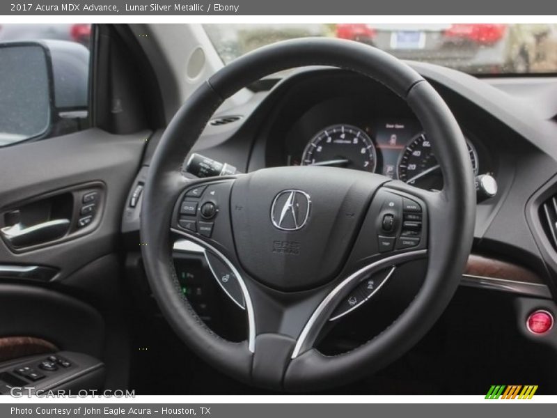 Lunar Silver Metallic / Ebony 2017 Acura MDX Advance